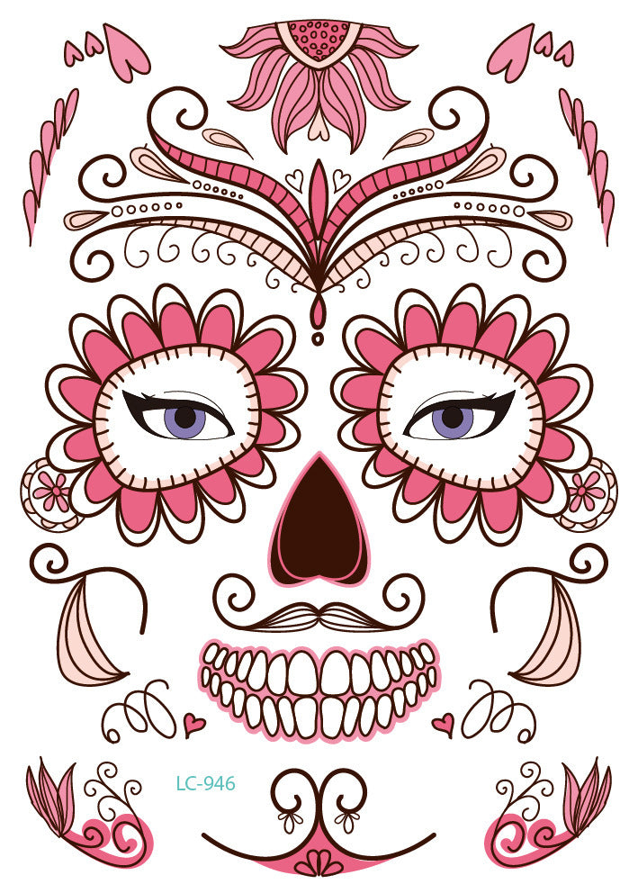 Waterproof Halloween Face Sticker