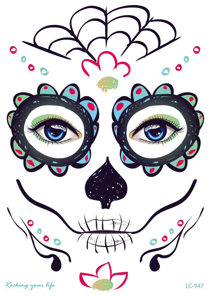 Waterproof Halloween Face Sticker