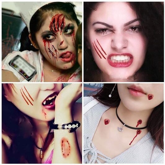 Halloween Temporary Scar Tattoos