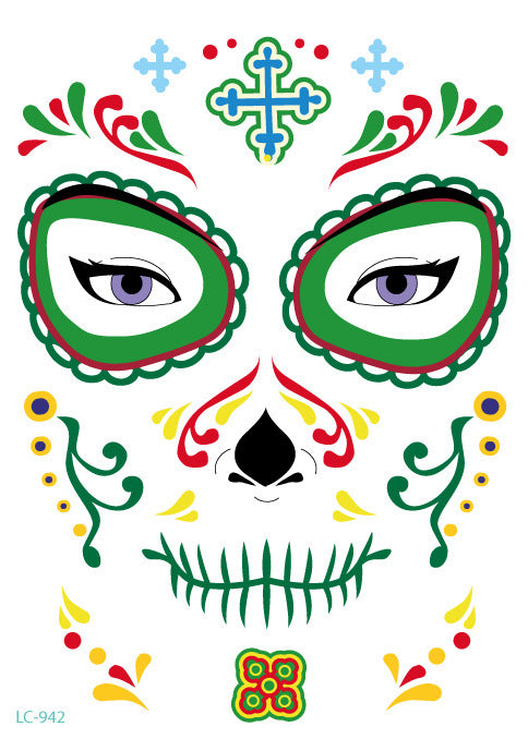 Waterproof Halloween Face Sticker