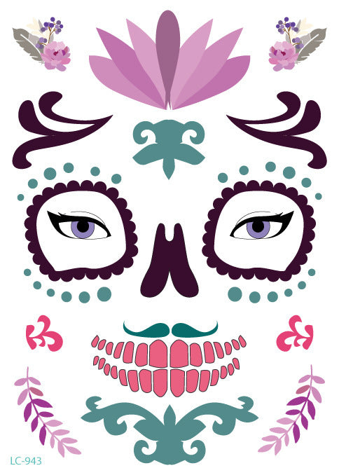 Waterproof Halloween Face Sticker