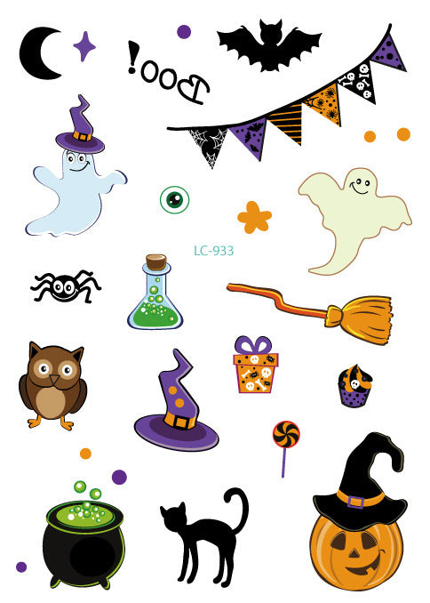 Waterproof Halloween Face Sticker