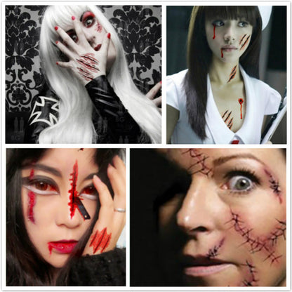 Halloween Temporary Scar Tattoos