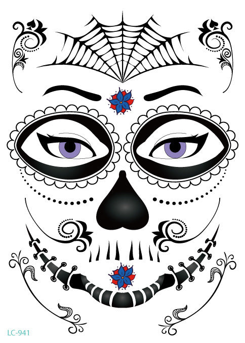 Waterproof Halloween Face Sticker