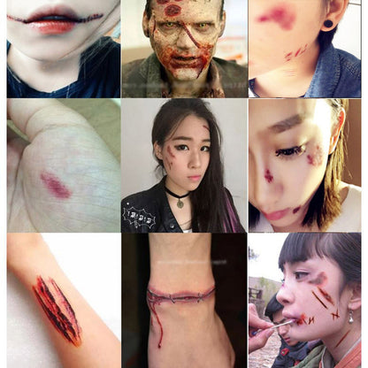 Halloween Temporary Scar Tattoos