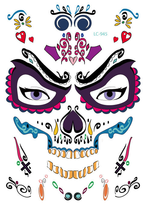 Waterproof Halloween Face Sticker