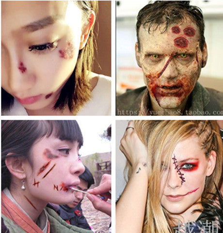 Halloween Temporary Scar Tattoos